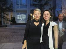 Finsterworld director/screenwriter Frauke Finsterwalder with Anne-Katrin Titze in SoHo